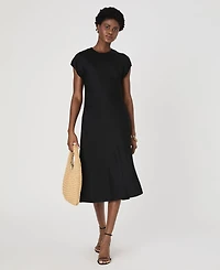 French Connection Women's Ennis Satin Column Midi Dress