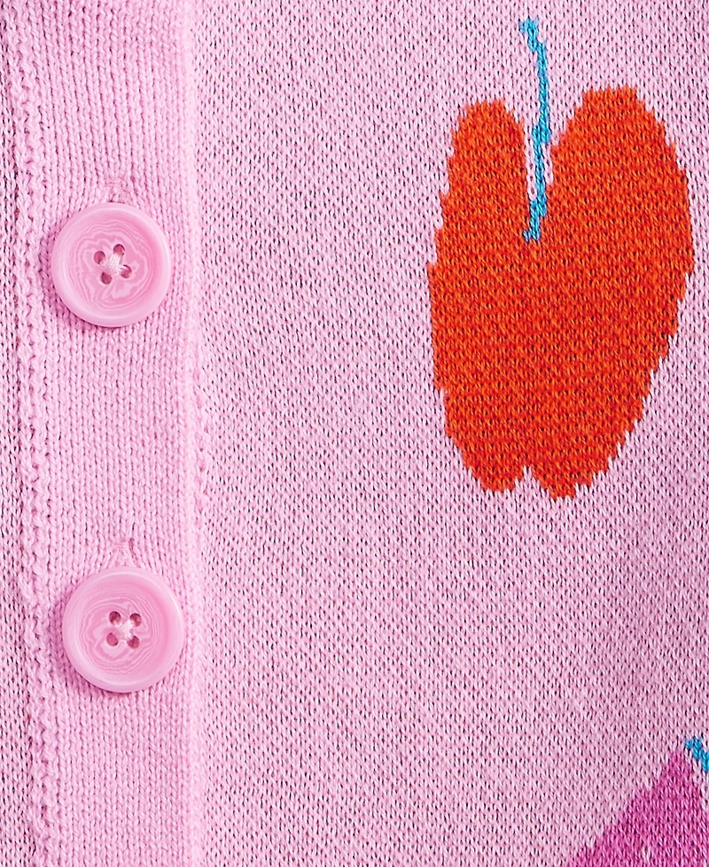 Epic Threads Toddler Girls Fruit Cardigan, Exclusively at Macy's