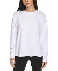 Calvin Klein Performance Women's Long-Sleeve Crewneck T-Shirt