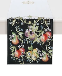 Laural Home Tuscan Fruit Sketch Table Runner, 13" x 90"