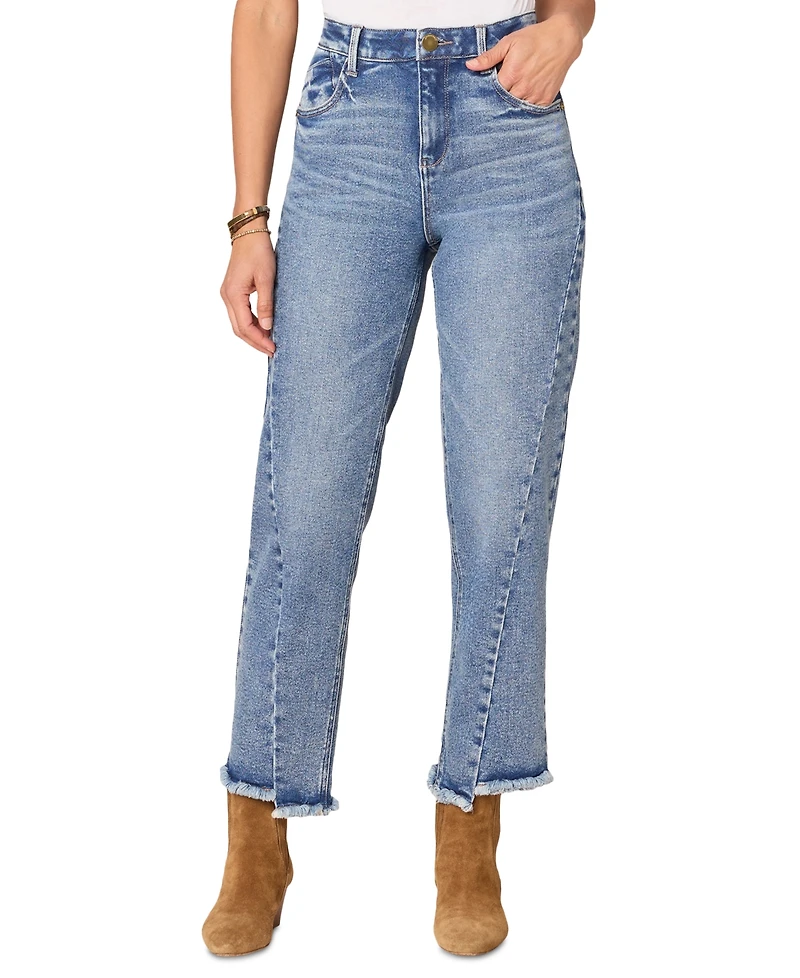 Democracy Women's "Ab"solution Spliced-Seam Step-Hem Ankle Jeans