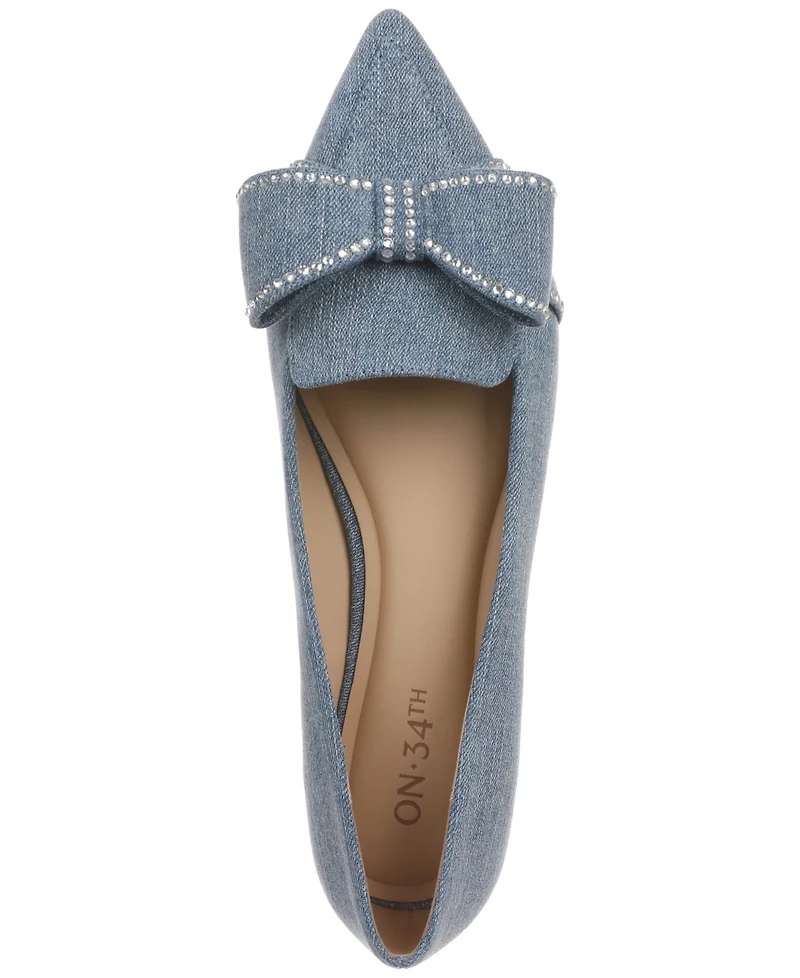 On 34th Women's Kaete Bow Flats, Exclusively at Macy's