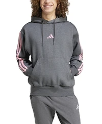 adidas Men's Essential Three Stripes Fleece Hoodie