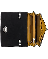 Patricia Nash Livana Small Vintage Distressed Leather Crossbody Bag