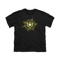 Green Lantern Boys Yellow Glow Short Sleeve Tee / T-Shirt