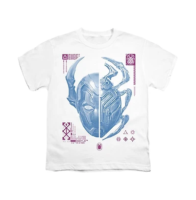 Blue Beetle Boys Split Short Sleeve Tee / T-Shirt