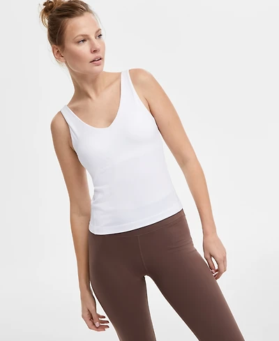 Id Ideology Women's Studio Sleeveless V-Neck Top, Exclusively at Macy's