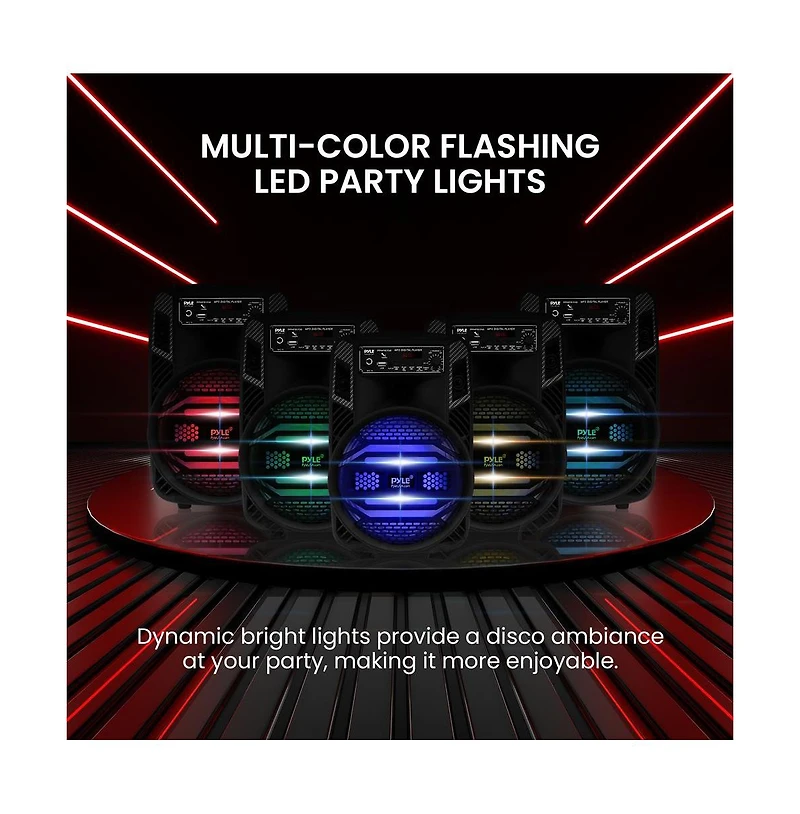 Pyle Portable Bluetooth Pa Speaker System