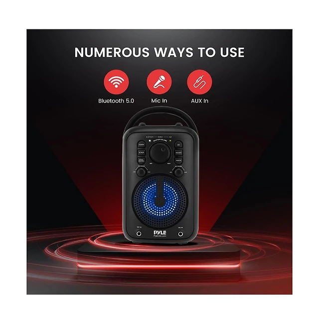 Pyle 4” Portable Wireless Bt Streaming Speaker at Mall of America