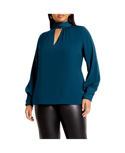 City Chic Plus Size Miranda Cowl Top