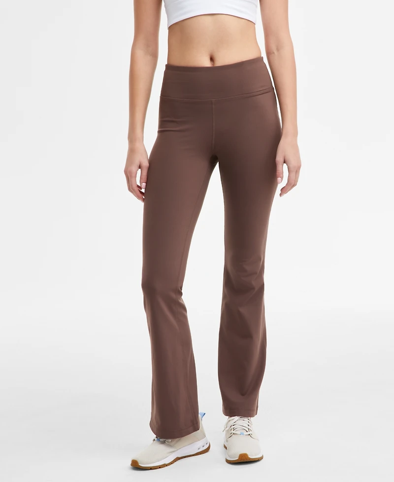 Id Ideology Women's Studio High Rise Flare Leggings, Created for Macy's