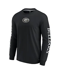 Fanatics Men's Black Georgia Bulldogs Strive Long Sleeve T-Shirt