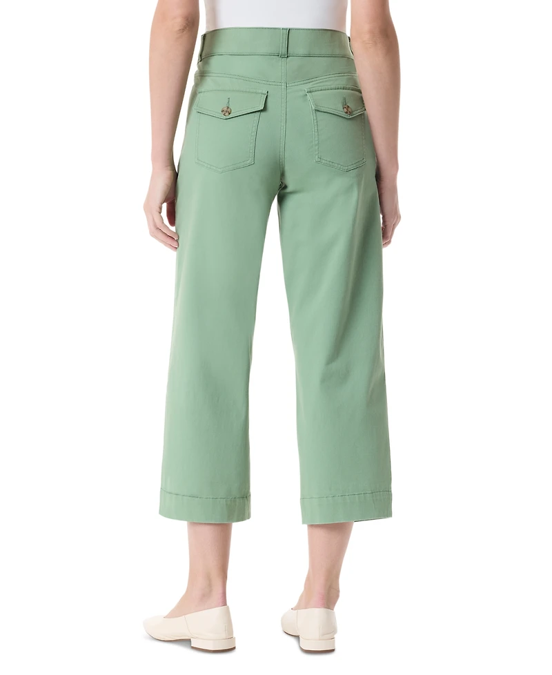 Gloria Vanderbilt Petite Shape Effect Wide-Leg Cropped Pants