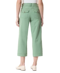 Gloria Vanderbilt Petite Shape Effect Wide-Leg Cropped Pants