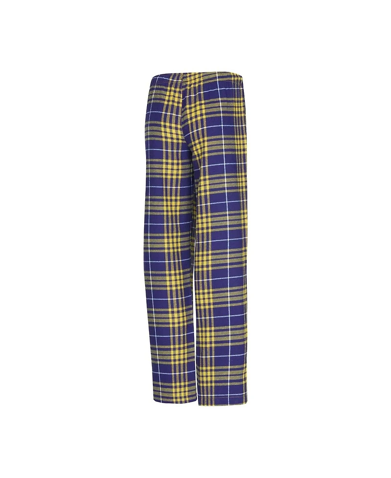 Concepts Sport Women's Purple Lsu Tigers Vector T-Shirt Flannel Pants Sleep Set