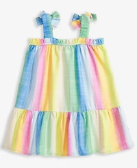 Epic Threads Toddler Girl Striped Bow Dress, Exclusively at Macy's