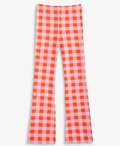 Epic Threads Little & Big Girls Gingham Flared-Leg Pants, Exclusively at Macy's