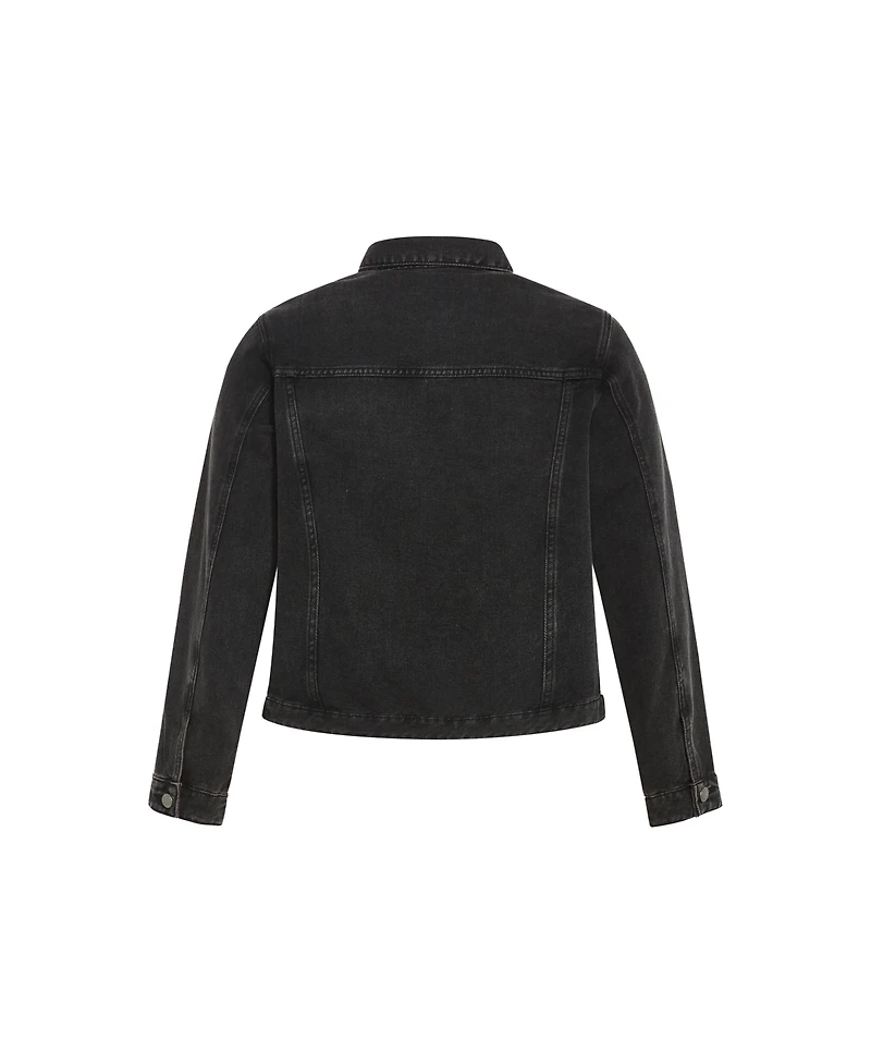 City Chic Plus Tia Denim Jacket