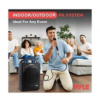 Pyle Portable Pa Speaker & Microphone System