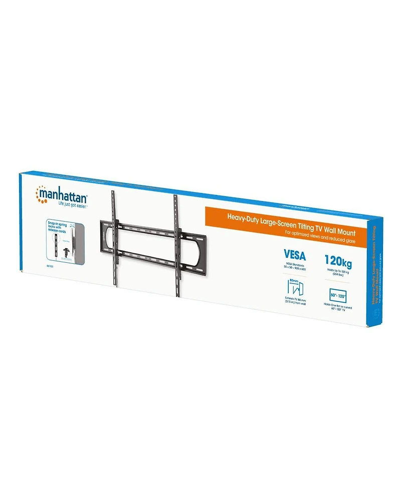 Manhattan Heavy-Duty Large-Screen Tilting Tv Wall Mount for 60"-120" Displays, 461931