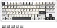 Yunzii YZ87 75% Gasket Mechanical Keyboard, Tkl Wireless Hot Swappable Bluetooth Gaming Keyboard with 4-Layer Padding, BT5.0/2.4Ghz/Type-c Nkro Rgb Ba