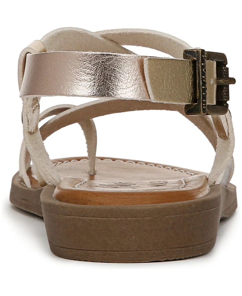 Blowfish Malibu Women's Devon 3 Toe Loop Strappy Flat Sandals