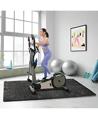 Sorbus 18 Interlocking Gym Floor Mat - 1/2" Thick Rubber Top High-Density Eva Foam (72 Sq Ft)