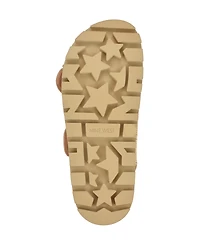 Nine West Women's Timma Double Strap Slip-On Flatform Sandals