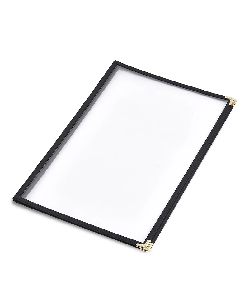 WeChef 60 Pack Restaurant Menu Covers 8.5 x 14inch Book Style 2 Pages 4 Views