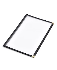 WeChef 60 Pack Restaurant Menu Covers 8.5 x 14inch Book Style 2 Pages 4 Views