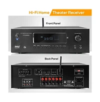 Pyle 5.2-Channel Bluetooth Home Theater Receiver - 4K Ultra Hd & 3D Video Pass-Through, Hdmi/MP3/Usb/Am/Fm Radio (1000W Max)