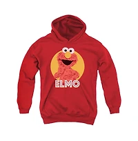 Sesame Street Youth Elmo Scribble Pull Over Hoodie