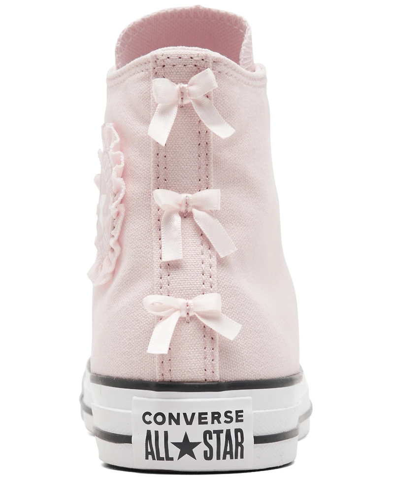 Converse Big Girls Chuck Taylor All Star Ruffles and Bows Casual Sneakers from Finish Line