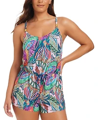 Beyond Control Women's Leaf It To Me Blouson Romper