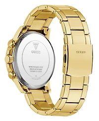Guess Men's Multi-Function Gold Tone Stainless Steel Watch, 44mm