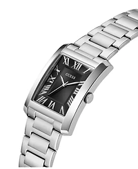 Guess Men's Analog Silver Tone Stainless Steel Watch, 34mm