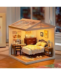 Robotime 3D Puzzles Plastic House Building Set Toy Diy Building Set Toys Playset Gifts for Teens Adults, Multicolor