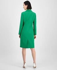 Le Suit Women's Elongated Blazer Dress Set