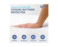 Waterproof Mattress Protector Bamboo Viscose, Ultra Soft Leak-Proof Mattress Cover - Hypoallergenic, Breathable