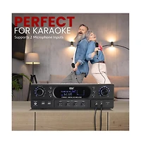 Pyle Home Theater Wireless Bt Streaming Receiver Amplifier