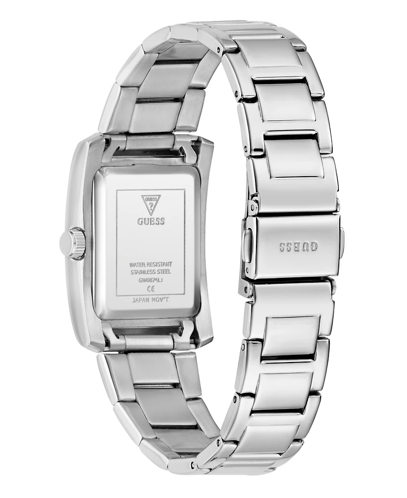 Guess Women's Analog Silver Tone Stainless Steel Watch, 27mm