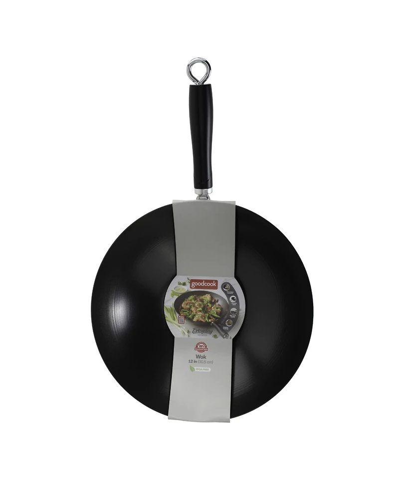 GoodCook Everyday Steel Nonstick 12" Wok