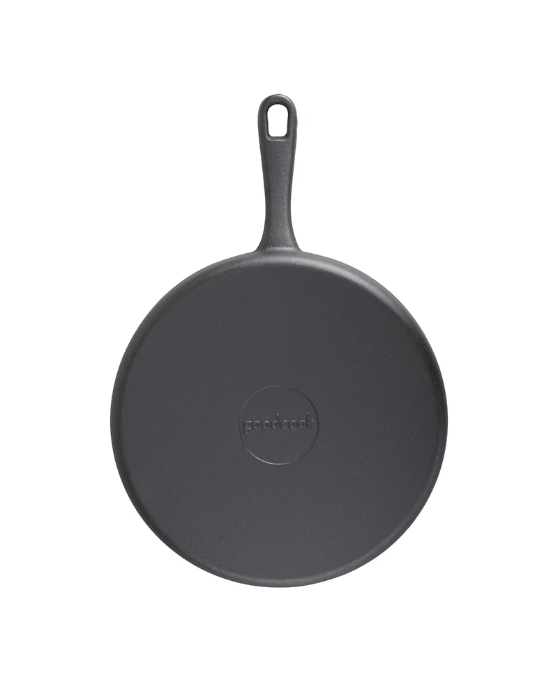 GoodCook Pre-Seasoned Cast Iron 10.5" Pizza Pan