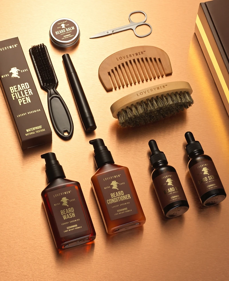 Lovery 9-Pc. LoveryMen Beard Care Gift Set