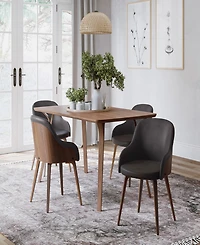 Lumisource 31" Wood Bacci Mid-Century Modern Dining Accent Chair