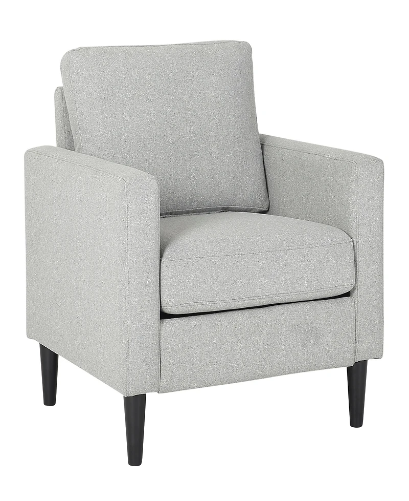 Lumisource 33" Wood Wendy Contemporary Arm Chair