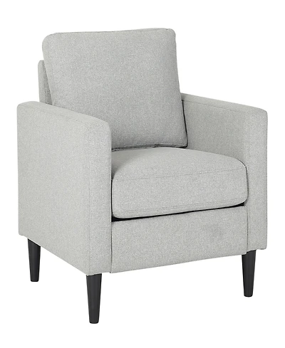 Lumisource 33" Wood Wendy Contemporary Arm Chair