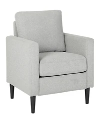 Lumisource 33" Wood Wendy Contemporary Arm Chair