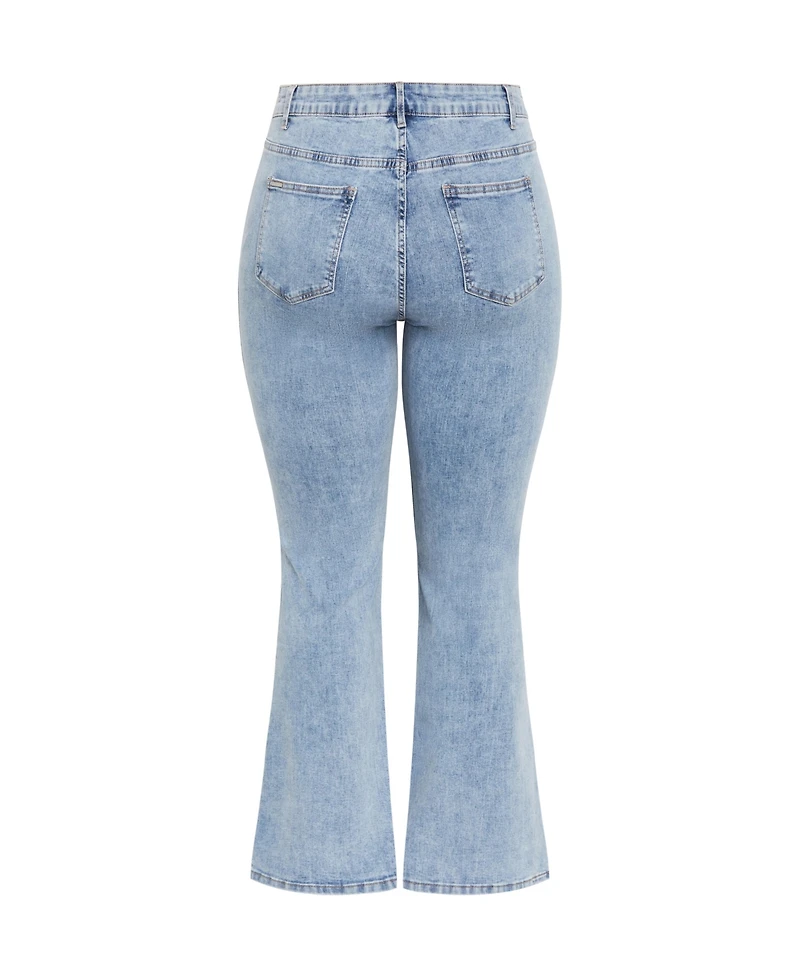 City Chic Plus Size Asha Mia Jean