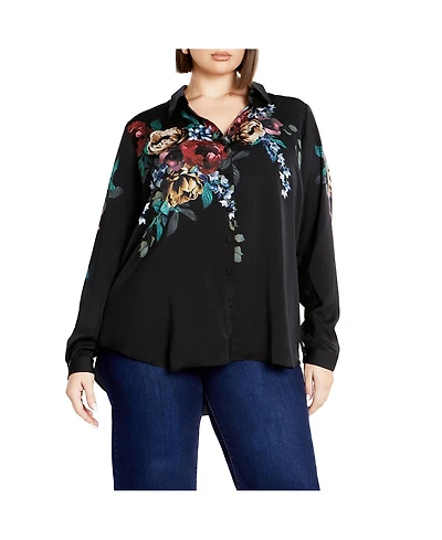 City Chic Plus Phoebe Shirt